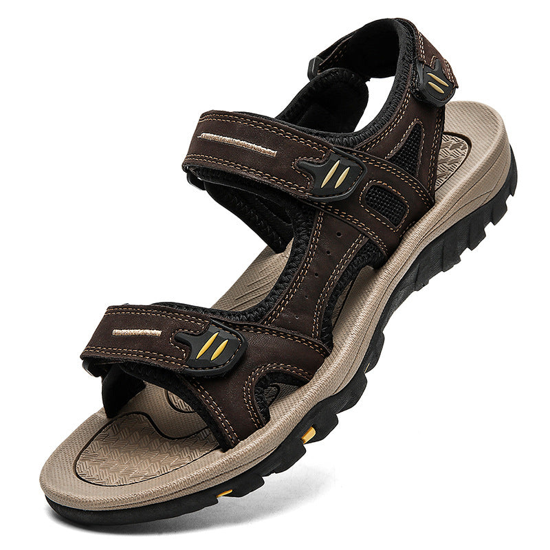 Men’s Wide Toe Box Adjustable Comfort Support Sandals