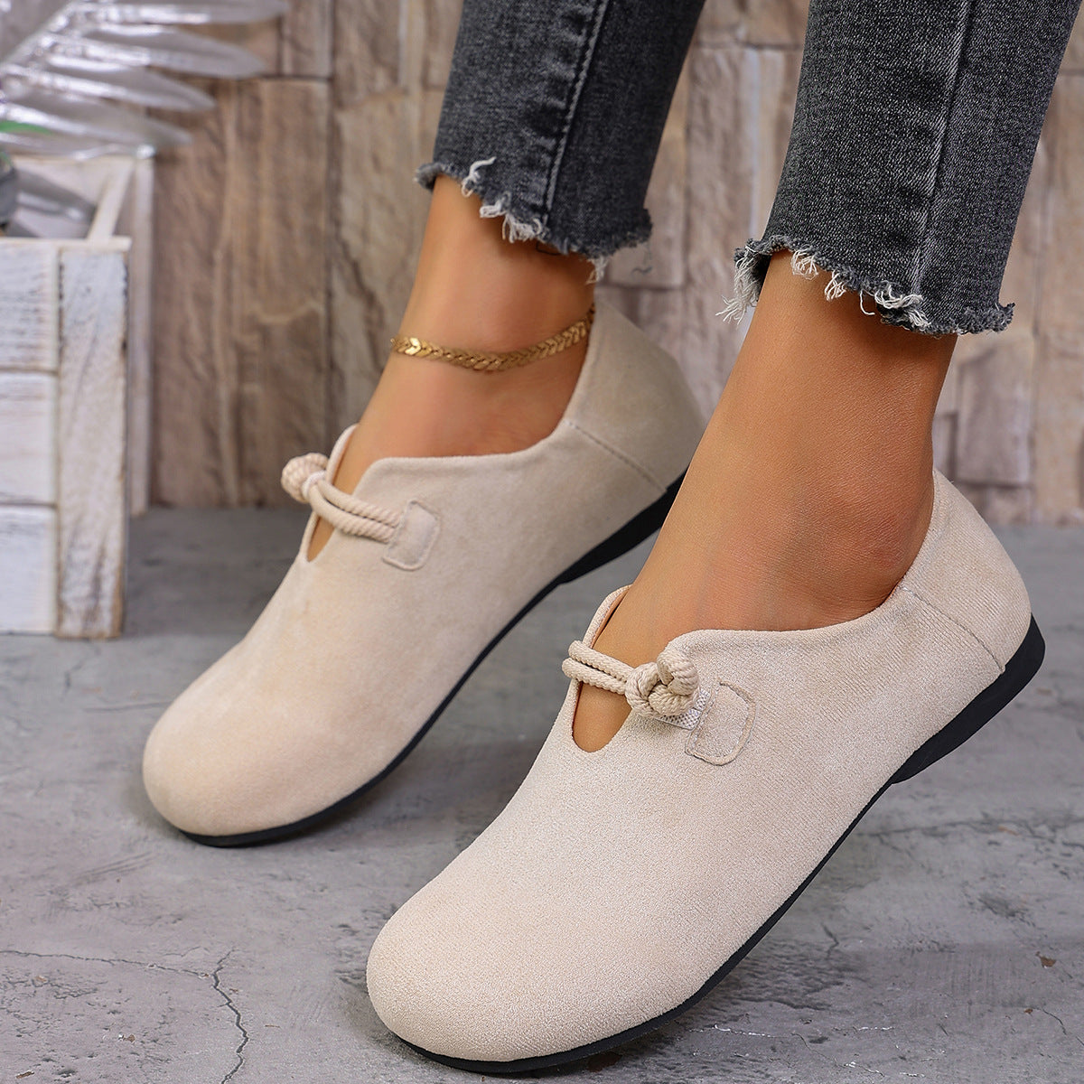 Women's Comfortable Wide Fit Soft Flat Shoes