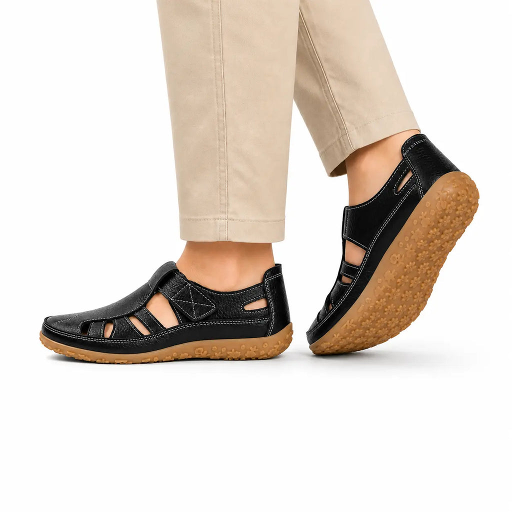 Comfort Wide Toe Box Leather Comfort Shoes