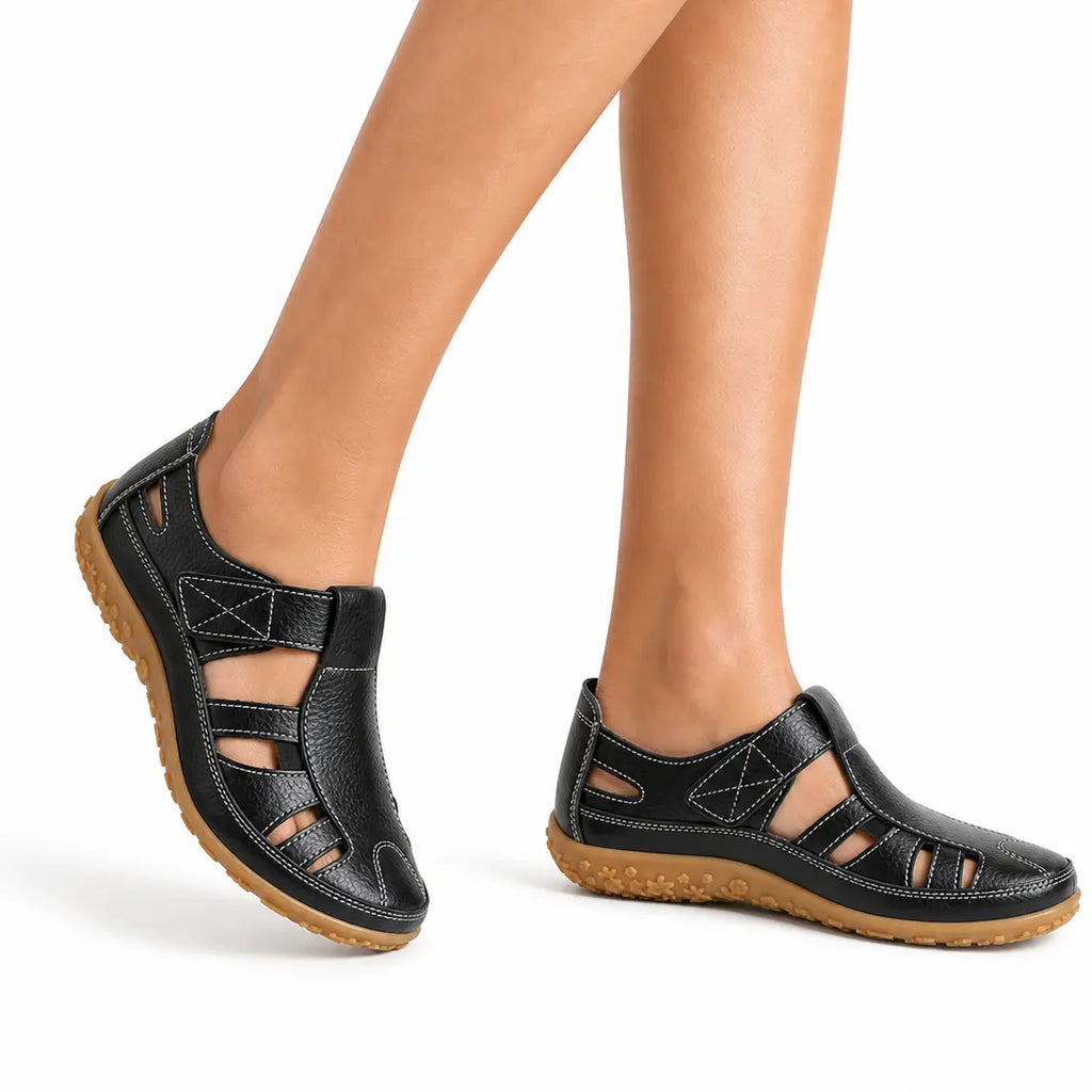 Comfort Wide Toe Box Leather Comfort Shoes