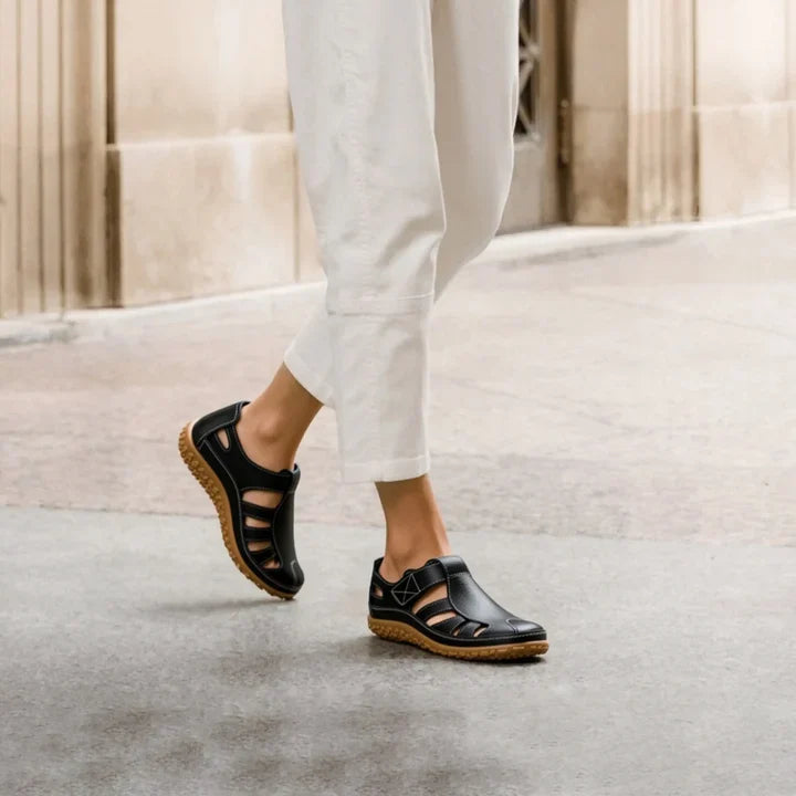 Comfort Wide Toe Box Leather Comfort Shoes