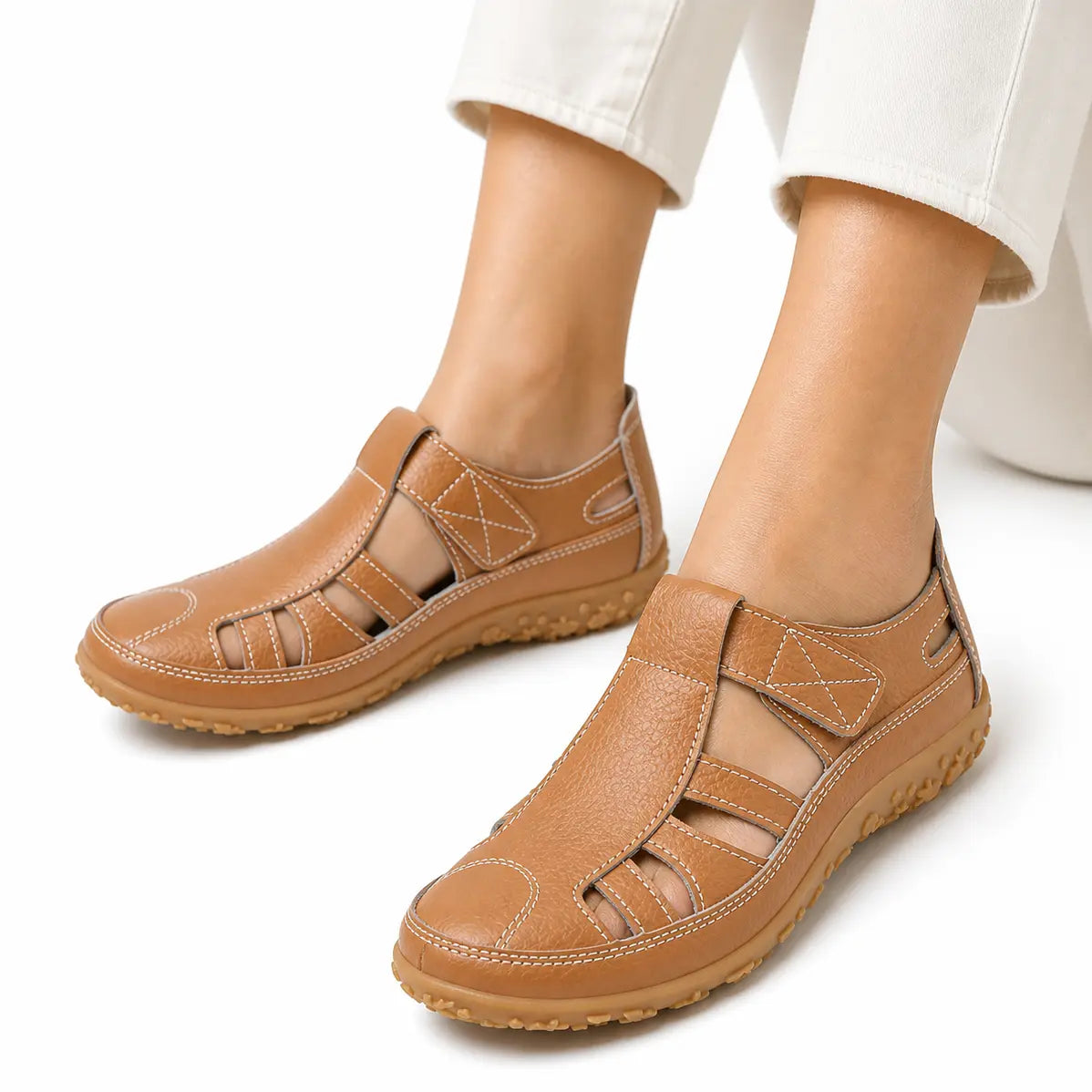 Comfort Wide Toe Box Leather Comfort Shoes