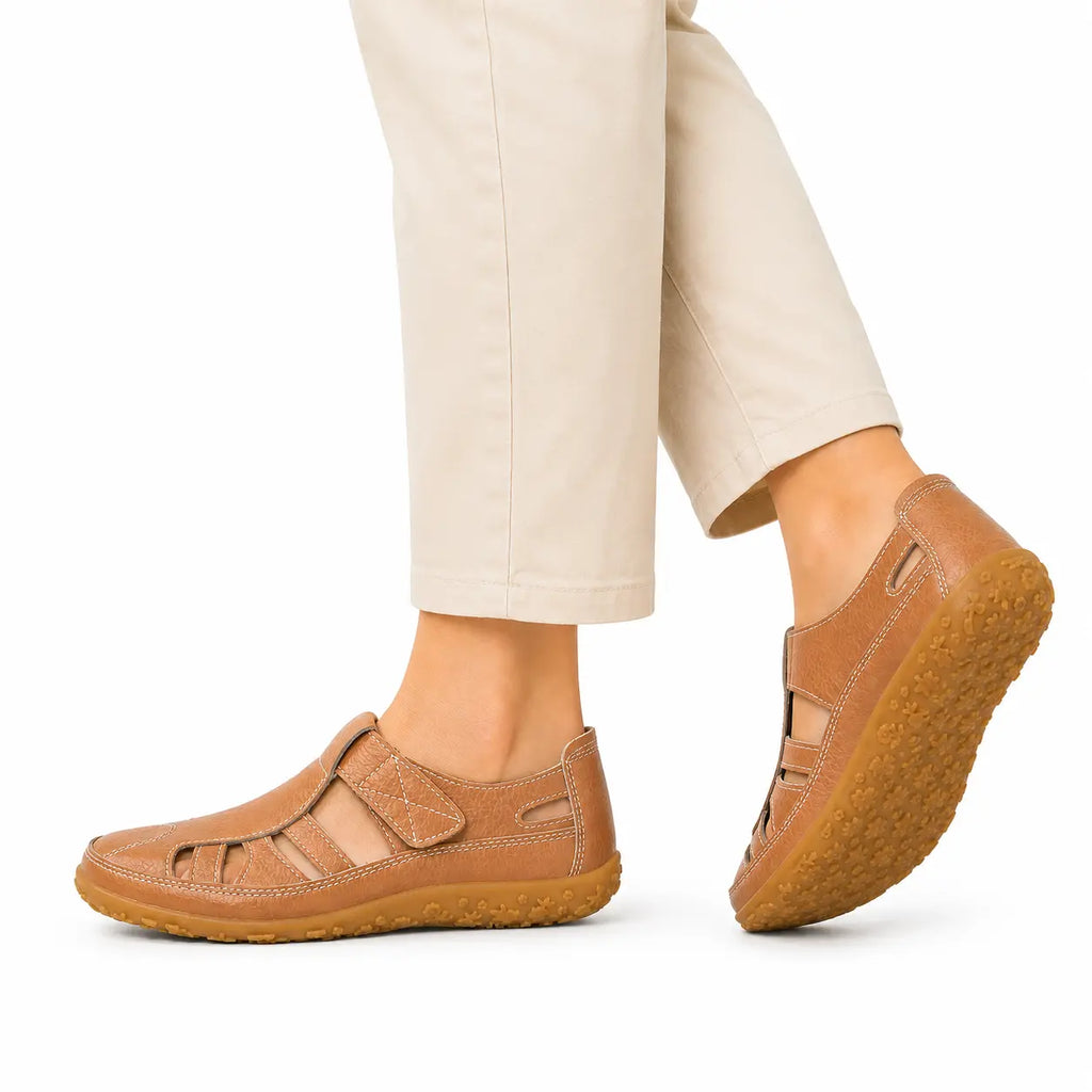 Comfort Wide Toe Box Leather Comfort Shoes