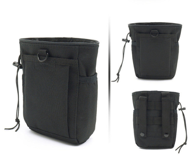 Outdoor MOLLE Tactical Bag – Dump Pouch & Magazine Pouch, EDC Utility Waist Pack for Shooting, Hunting, Airsoft & Survival