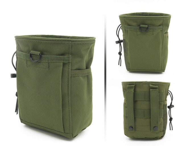Outdoor MOLLE Tactical Bag – Dump Pouch & Magazine Pouch, EDC Utility Waist Pack for Shooting, Hunting, Airsoft & Survival