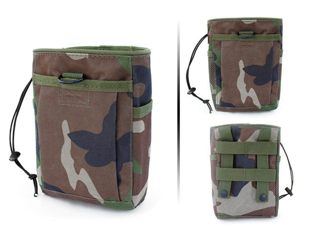 Outdoor MOLLE Tactical Bag – Dump Pouch & Magazine Pouch, EDC Utility Waist Pack for Shooting, Hunting, Airsoft & Survival