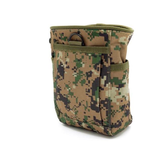Outdoor MOLLE Tactical Bag – Dump Pouch & Magazine Pouch, EDC Utility Waist Pack for Shooting, Hunting, Airsoft & Survival