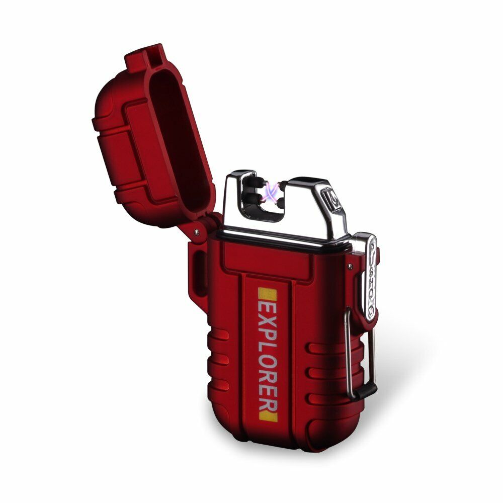 Rechargeable Electric Plasma Lighter - Waterproof Windproof Flameless Fire Starter