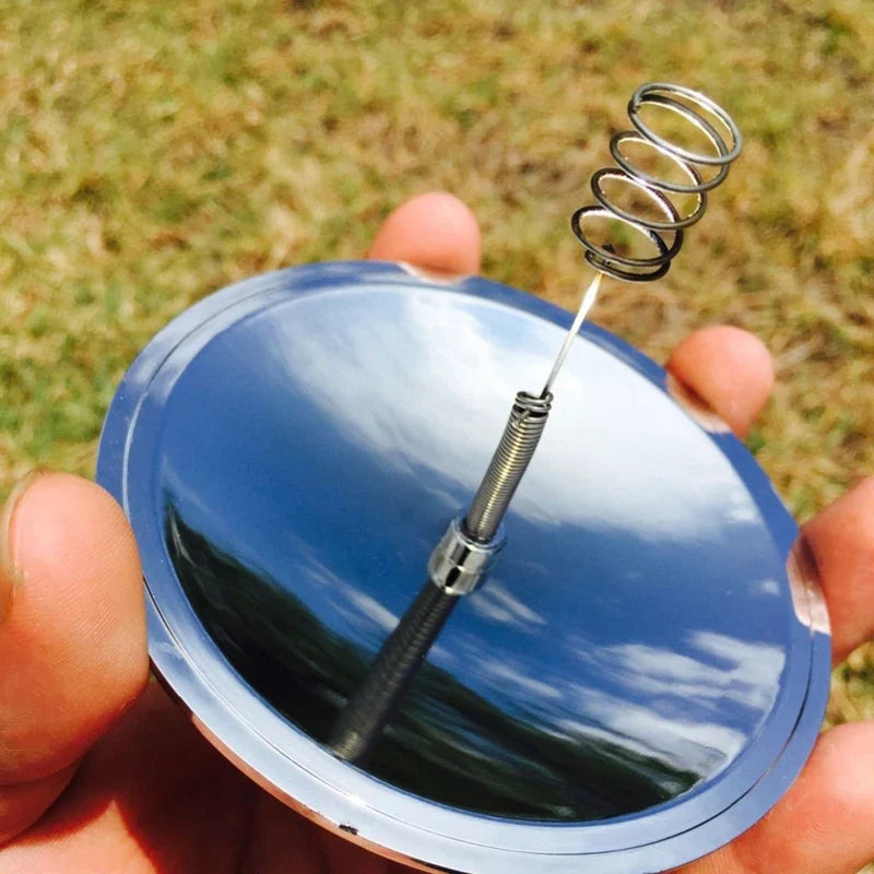 Solar Spark Lighter – Waterproof & Windproof Fire Starter for Camping, Hiking & Survival