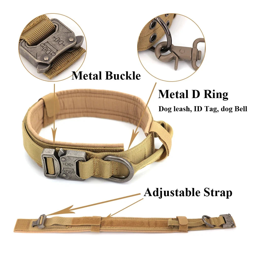 Heavy-Duty Tactical No-Pull Dog Harness Kit