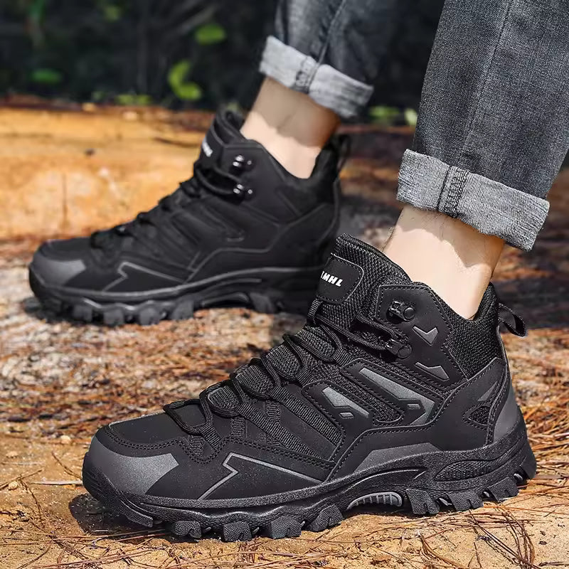 ™ Unisex Tactical Hiking Shoes – Waterproof Anti-Slip Outdoor Boots for Climbing, Trail, and Mountain Training