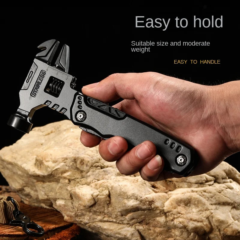 Heavy Duty Multifunctional Pliers with Hammer – 7-in-1 Stainless Steel Survival Multi-Tool for Camping, DIY & Emergencies
