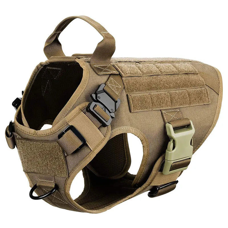 Heavy-Duty Tactical No-Pull Dog Harness Kit