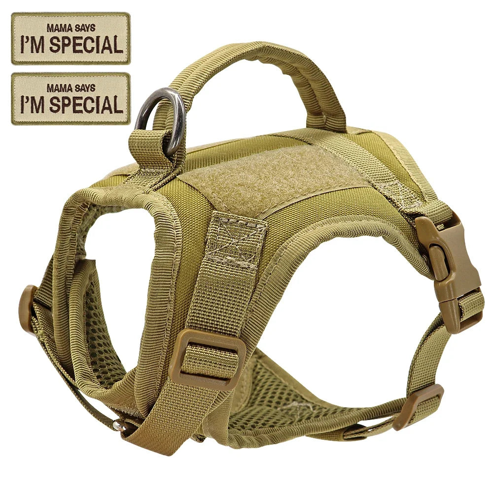 Cat Harness Vest – Tactical, Comfortable, Secure & Adventure-Ready with D-Ring Leash Clip