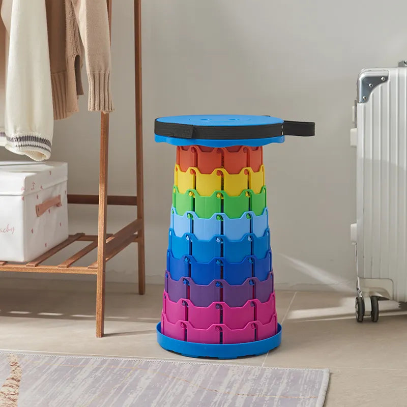 Premium Collapsible Camping Stool – Portable Folding Stool for Outdoor, Hiking, Fishing & Travel