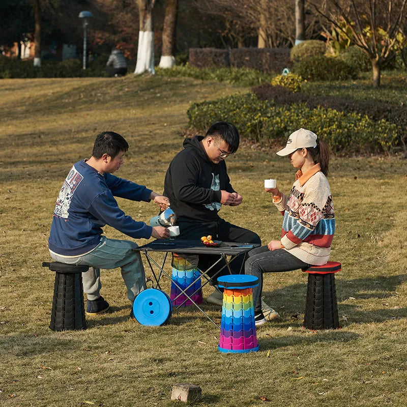 Premium Collapsible Camping Stool – Portable Folding Stool for Outdoor, Hiking, Fishing & Travel