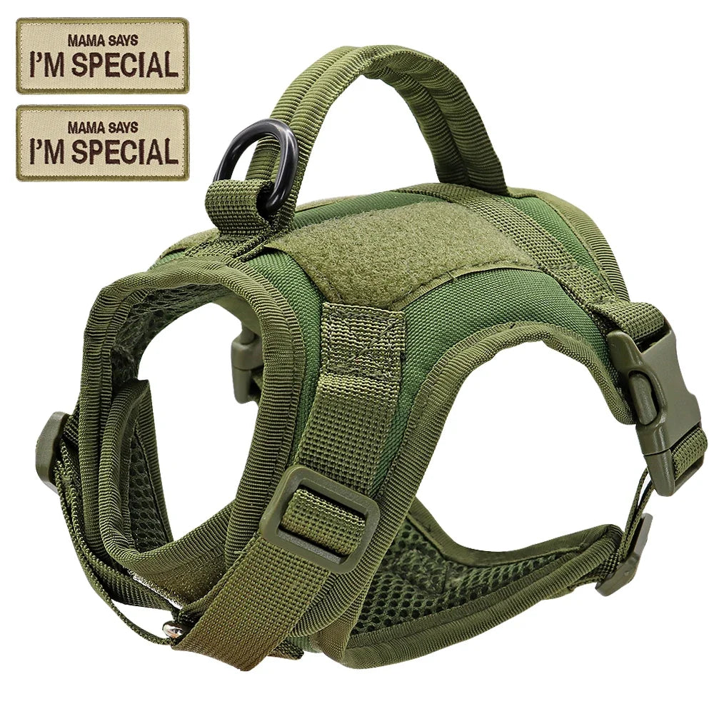 Cat Harness Vest – Tactical, Comfortable, Secure & Adventure-Ready with D-Ring Leash Clip