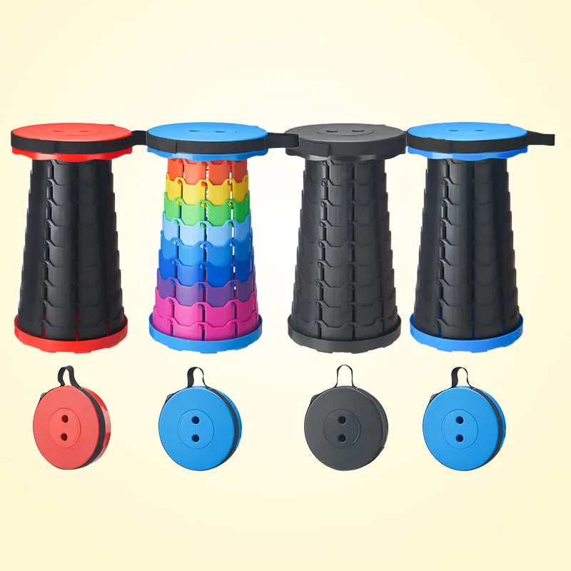Premium Collapsible Camping Stool – Portable Folding Stool for Outdoor, Hiking, Fishing & Travel