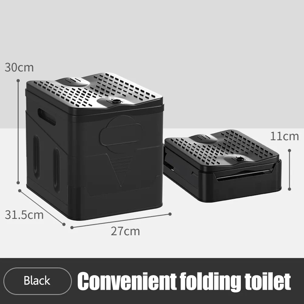 Portable Camping Toilet – Foldable Outdoor Travel Toilet with 600lb Capacity