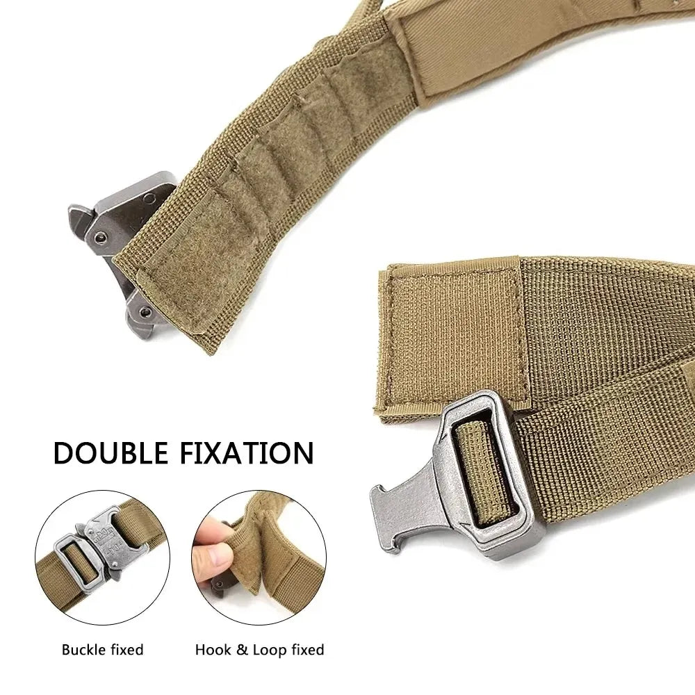 Tactical Adjustable Dog Collar with Handle – Military & Police Dog Collar, Durable Nylon, Quick Release