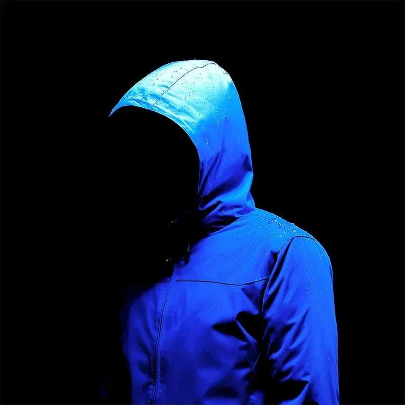 Men’s Waterproof Windproof Hooded Jacket – Lightweight Outdoor Raincoat for Hiking, Camping & Sports – Breathable Windbreaker S–5XL