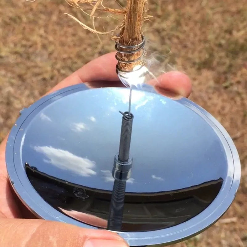 Solar Spark Lighter – Waterproof & Windproof Fire Starter for Camping, Hiking & Survival