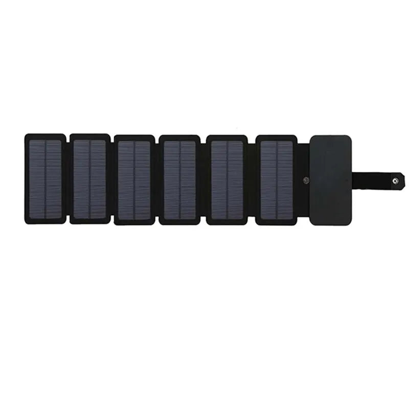 Foldable Solar Panel USB Charger – Portable Outdoor Solar Power Bank for Camping & Hiking
