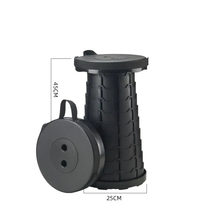 Premium Collapsible Camping Stool – Portable Folding Stool for Outdoor, Hiking, Fishing & Travel
