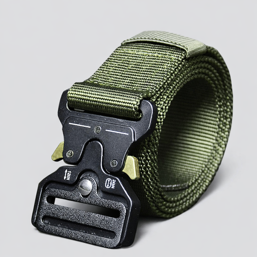 Tactical Belt - Adjustable Quick Release Webbing Belt for Hiking, Hunting and Outdoor Use