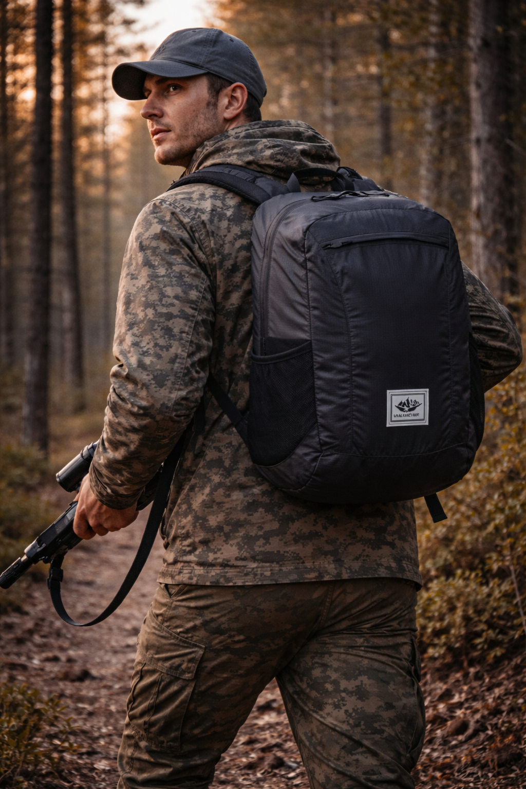 Foldable Day Backpack - Lightweight Packable Rucksack for Hiking, Travel and Outdoor Use
