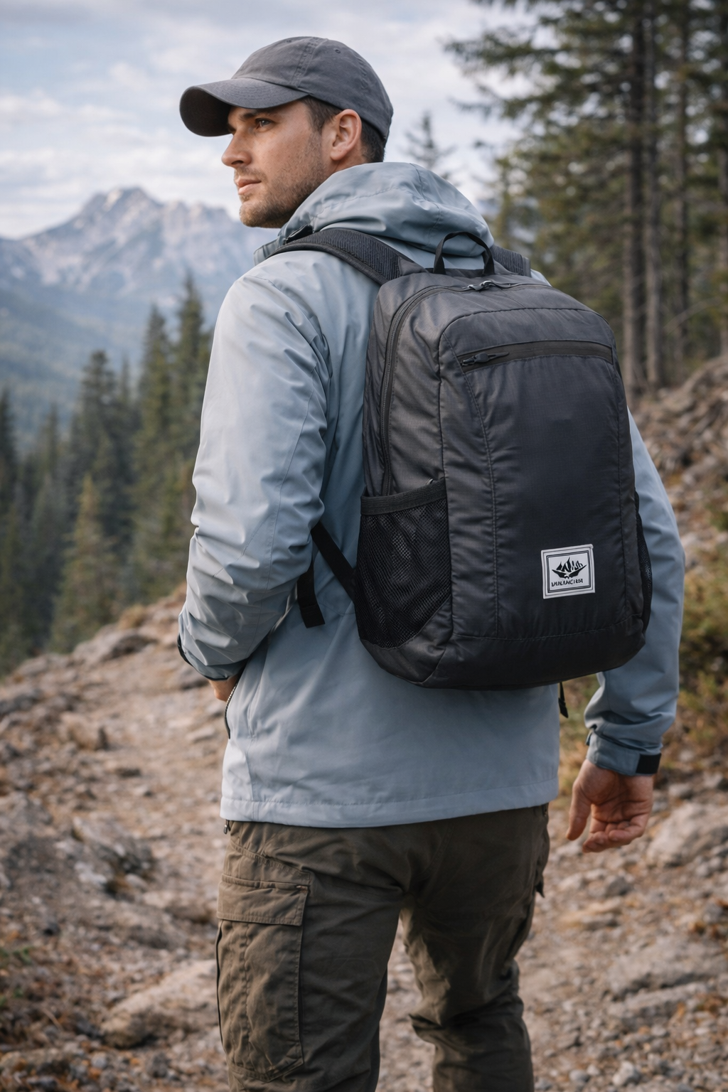 Foldable Day Backpack - Lightweight Packable Rucksack for Hiking, Travel and Outdoor Use