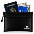 Fireproof & Water Resistant Document Bag – Money & File Safe Storage Pouch