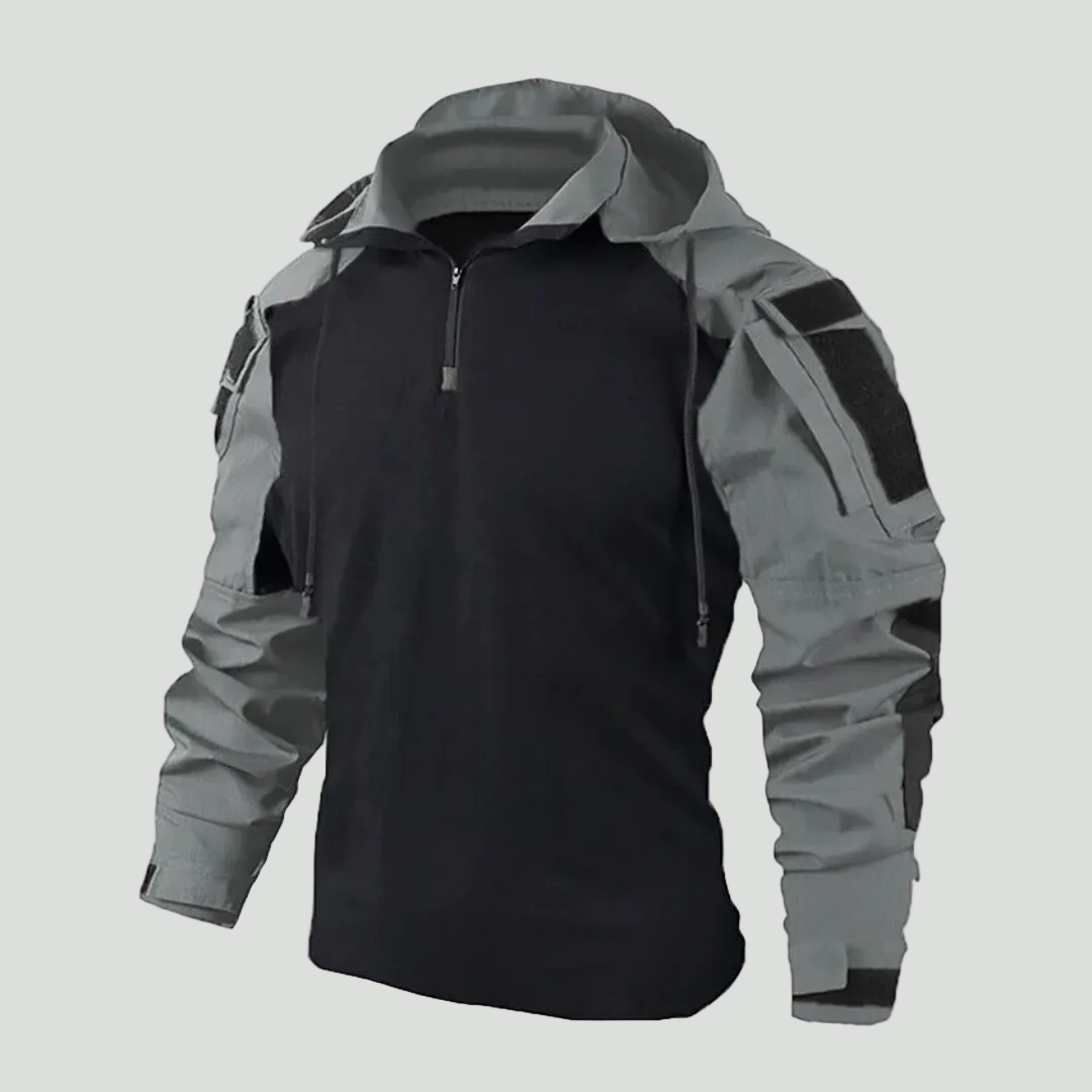 Tactical Camouflage Hoodie – Wind-Resistant Outdoor Layer