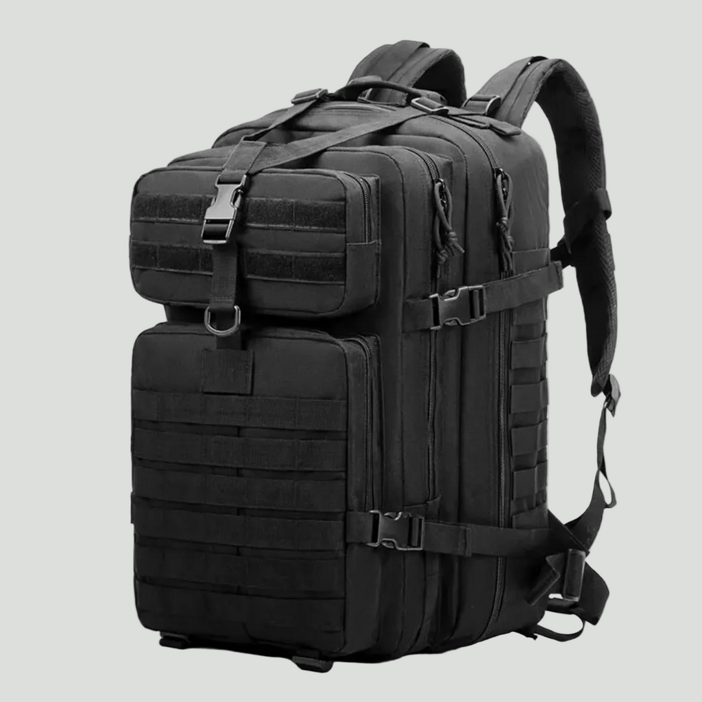 50L Tactical Rucksack - Water-Resistant Hiking and Hunting Backpack with MOLLE System