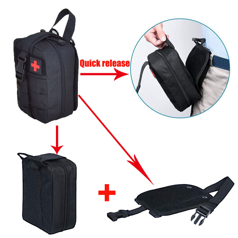Rip Away EMT MOLLE Pouch – Tactical IFAK Medical Bag for First Aid & Trauma Kits