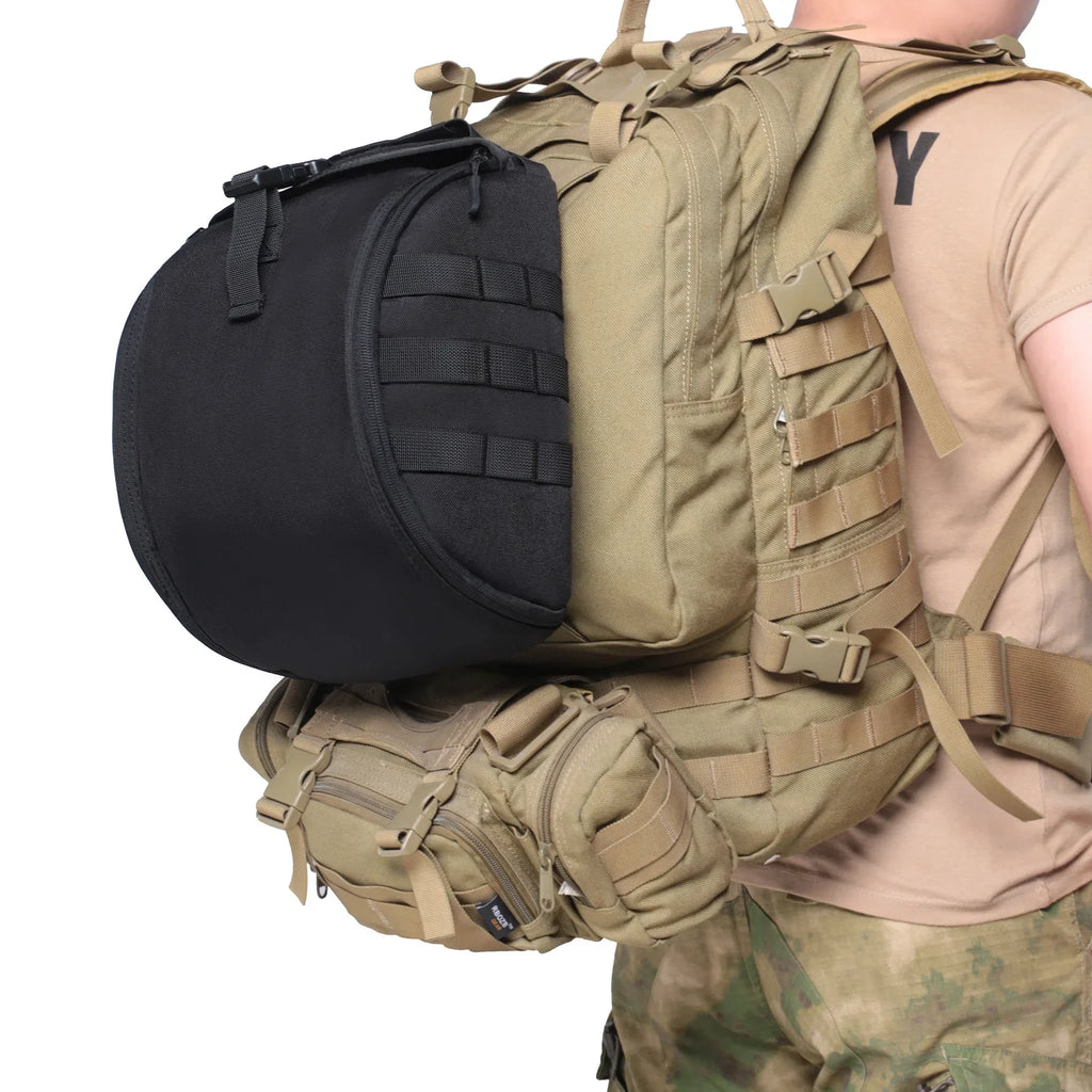 Tactical MOLLE Helmet Bag – Military-Grade 1000D Nylon Gear Carrying Pouch