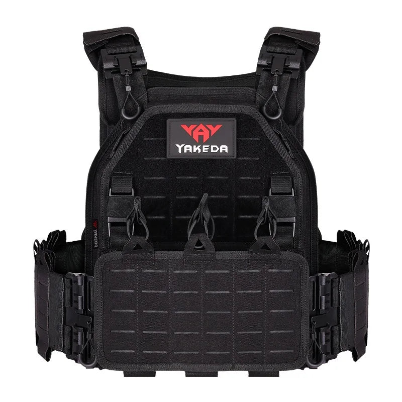 MC Camo Tactical Combat Vest – Adjustable Plate Carrier for Outdoor Adventures