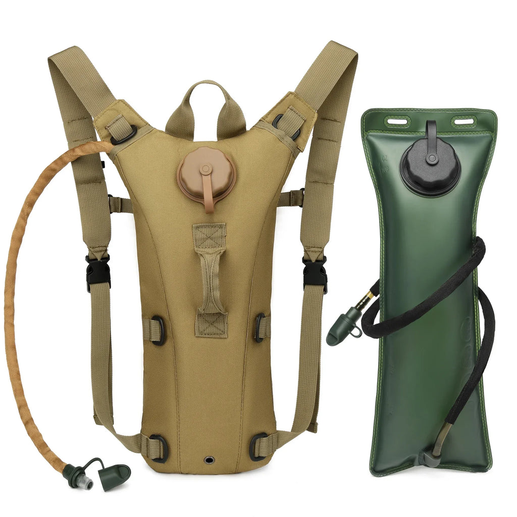 Tactical Hydration Pack Backpack with 3L Bladder – Military-Grade Water Carrier for Hiking, Biking & Outdoor Sports
