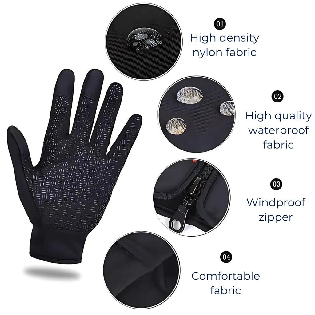 ™ Heated Gloves – Waterproof Insulated Winter Gloves with Touchscreen & Rechargeable Battery for Men & Women