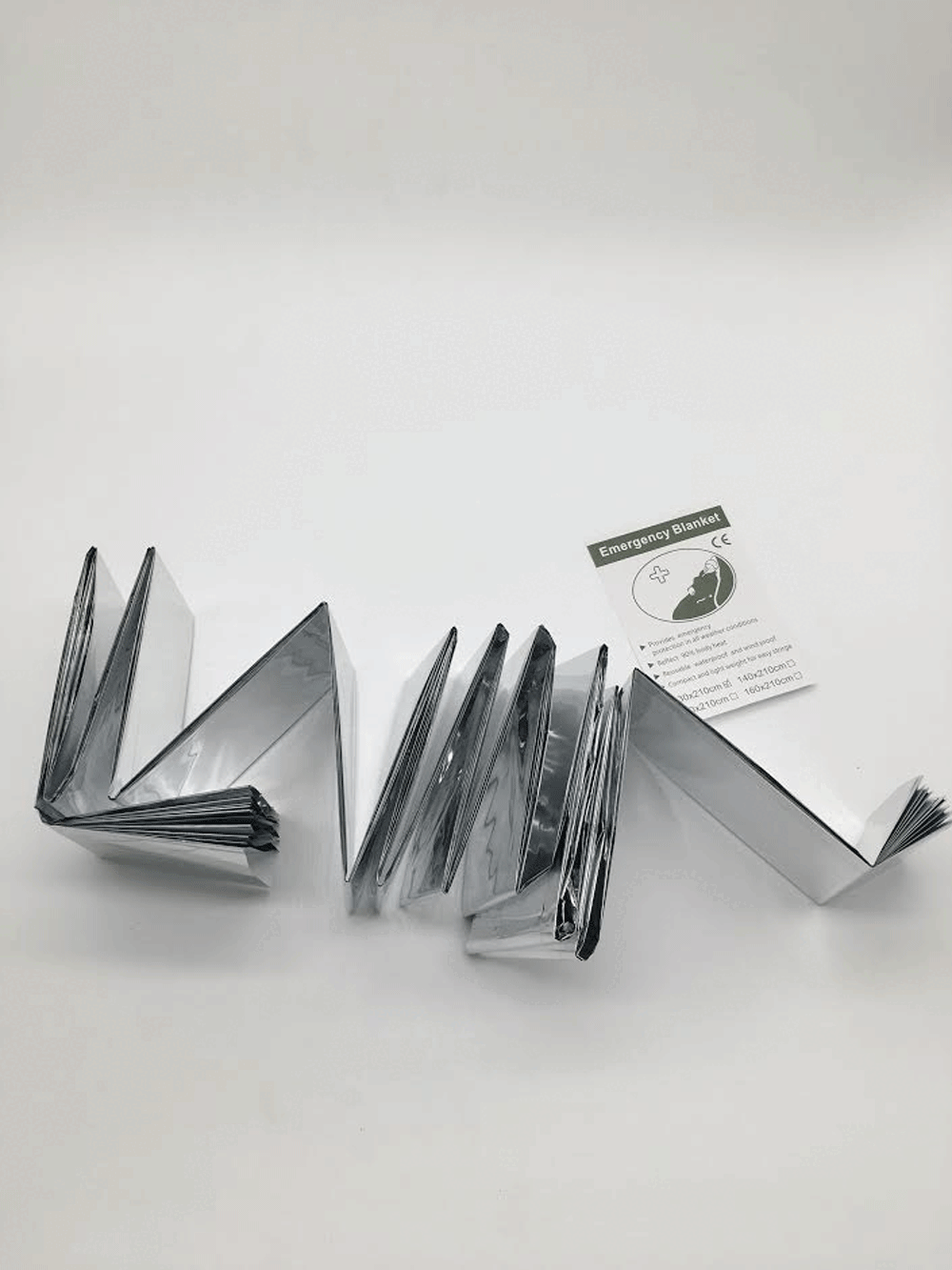 Mylar Emergency Blanket -  Survival Thermal Space Blanket Waterproof & Windproof