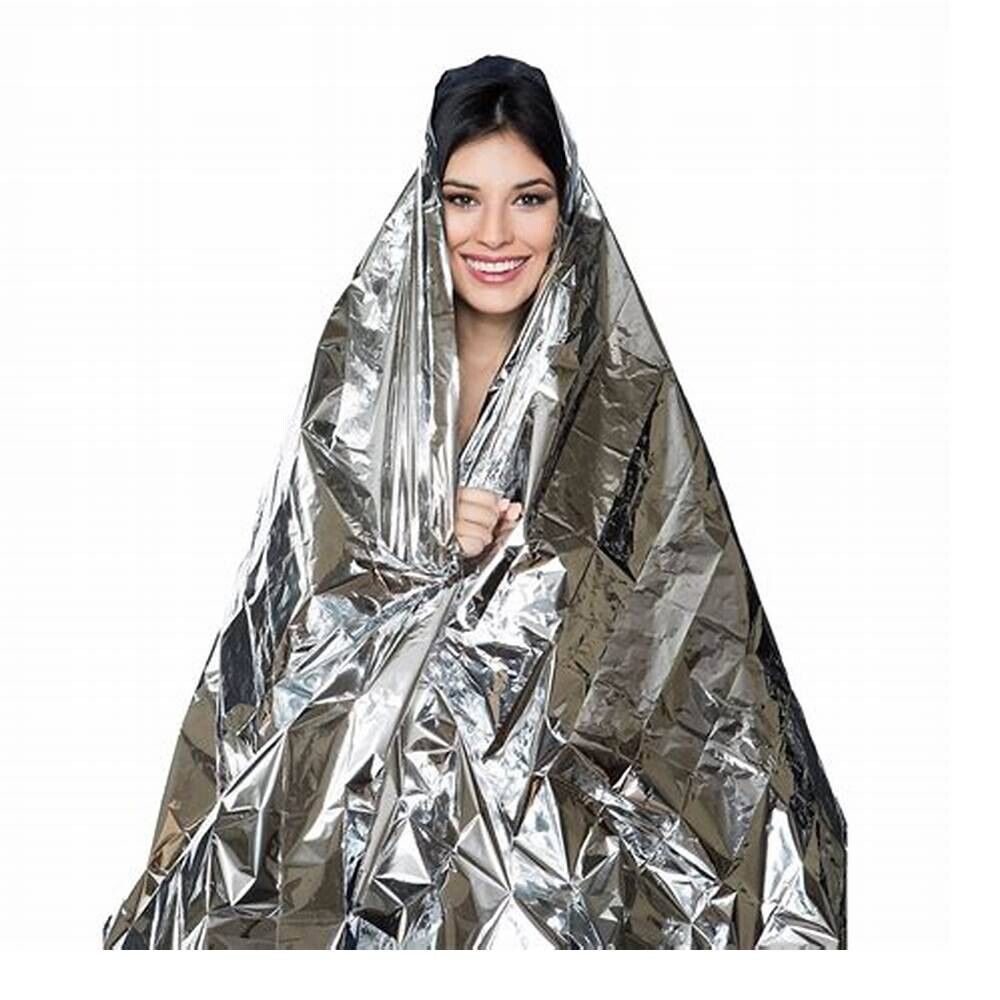 Mylar Emergency Blanket -  Survival Thermal Space Blanket Waterproof & Windproof