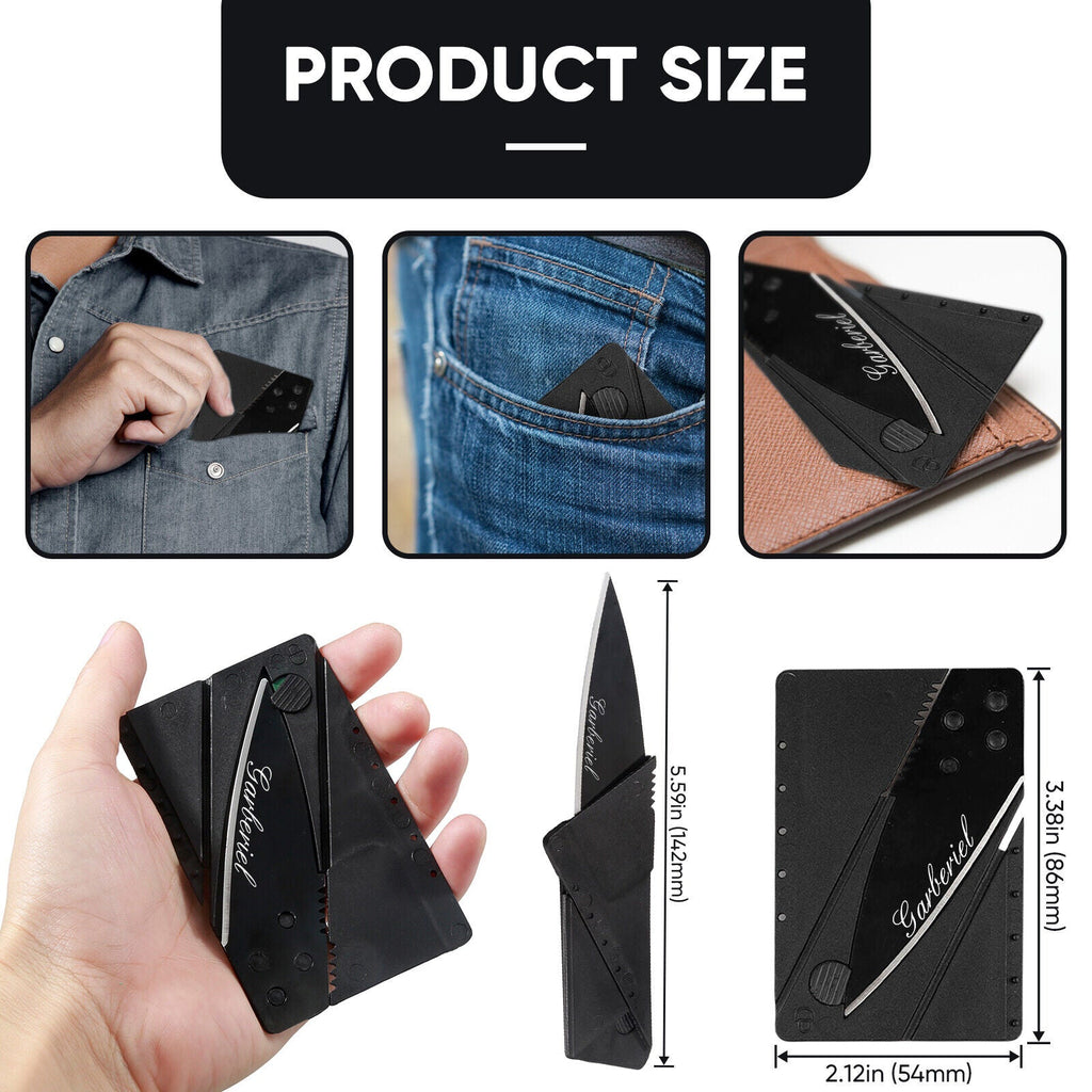 Multipurpose Folding Card - Credit Card Size Pocket Knife
