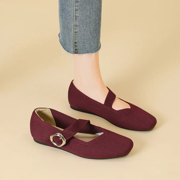 Women's Comfort Breathable Mary Jane Flats