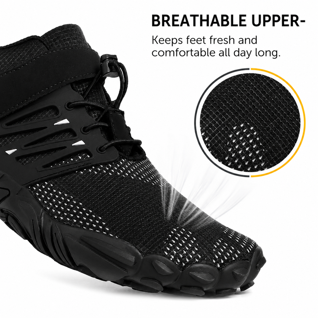 Lightweight Comfort Barefoot Shoes with Wide Toe Box – Unisex Flexible Comfort Walking Shoes