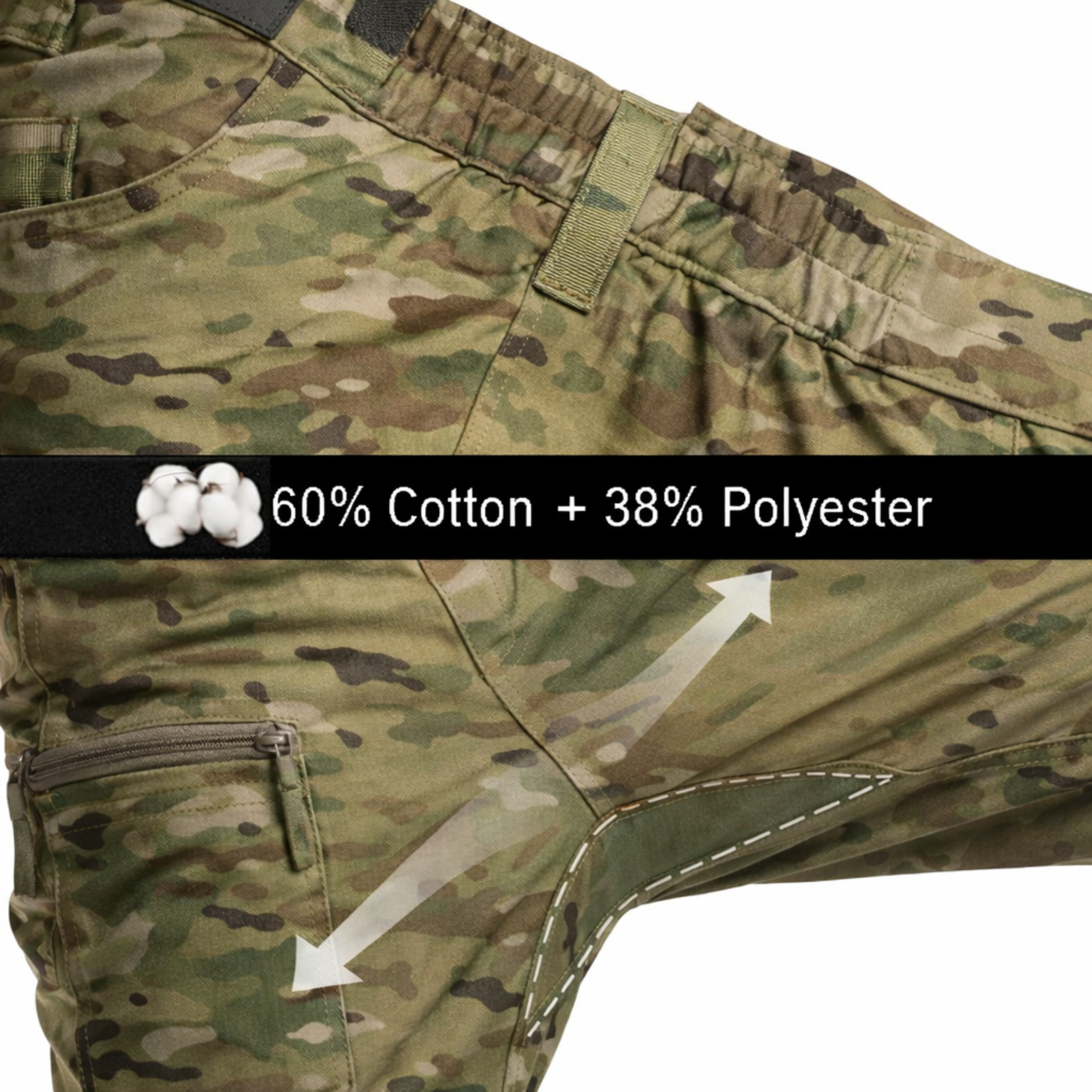 Men's Outdoor Tactical Waterproof Cargo Trousers