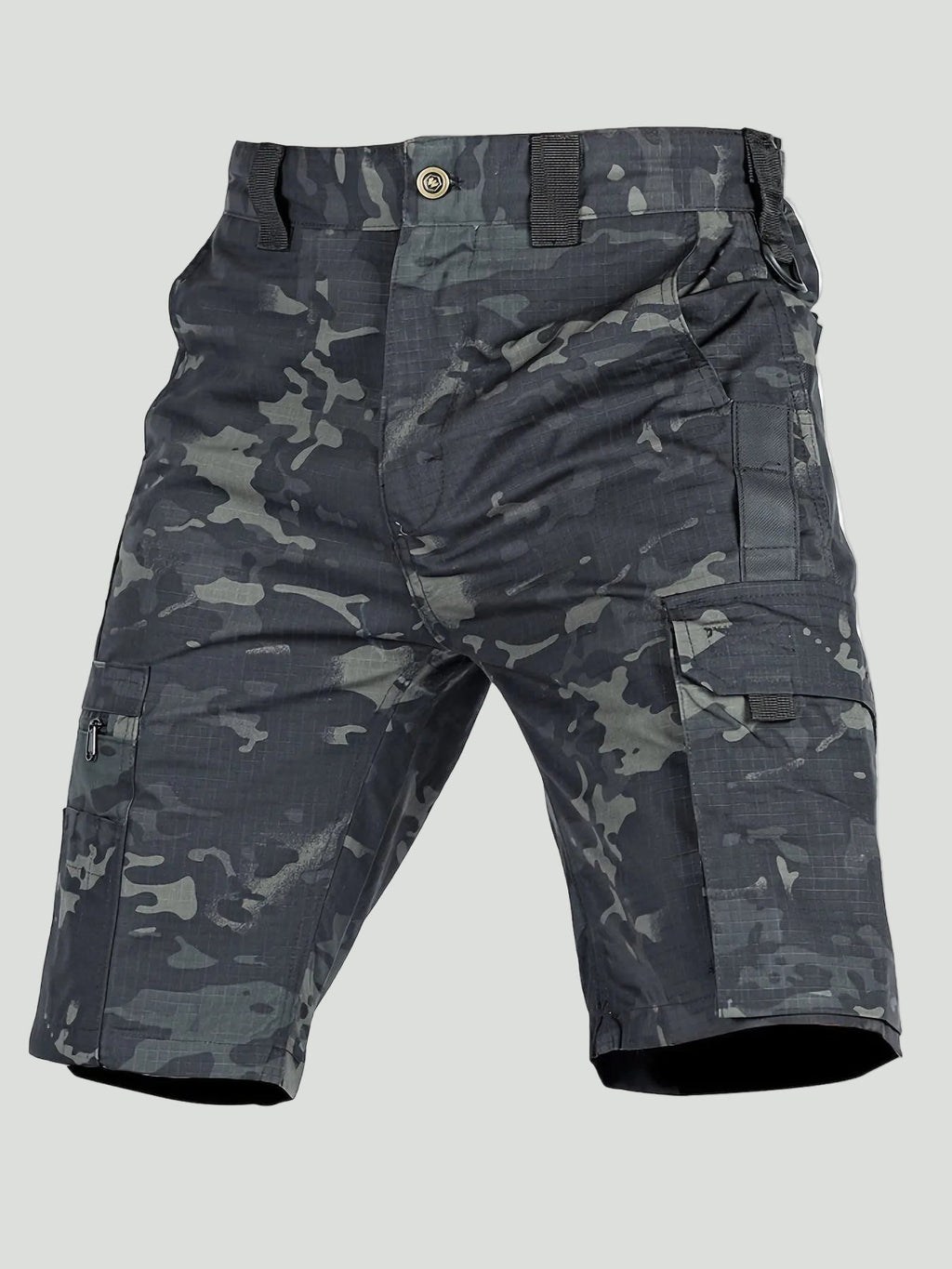 Men's Cargo Shorts - Ripstop Zip Pocket - Long Shorts, Hiking Shorts