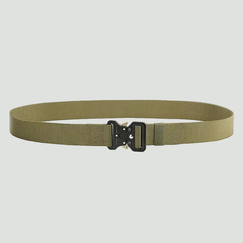 Tactical Belt - Adjustable Quick Release Webbing Belt for Hiking, Hunting and Outdoor Use