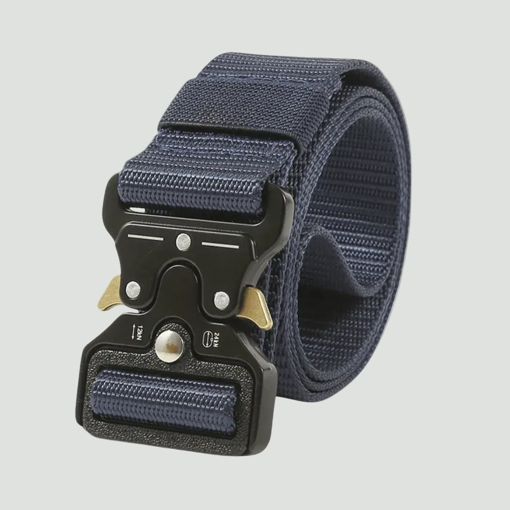 Tactical Belt - Adjustable Quick Release Webbing Belt for Hiking, Hunting and Outdoor Use