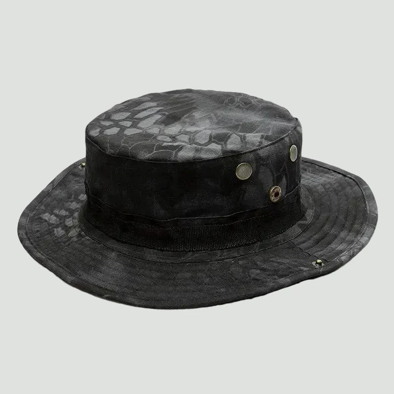 Packable Bush Hat - Lightweight Wide Brim Sun Hat with Ventilation for Fishing & Hiking