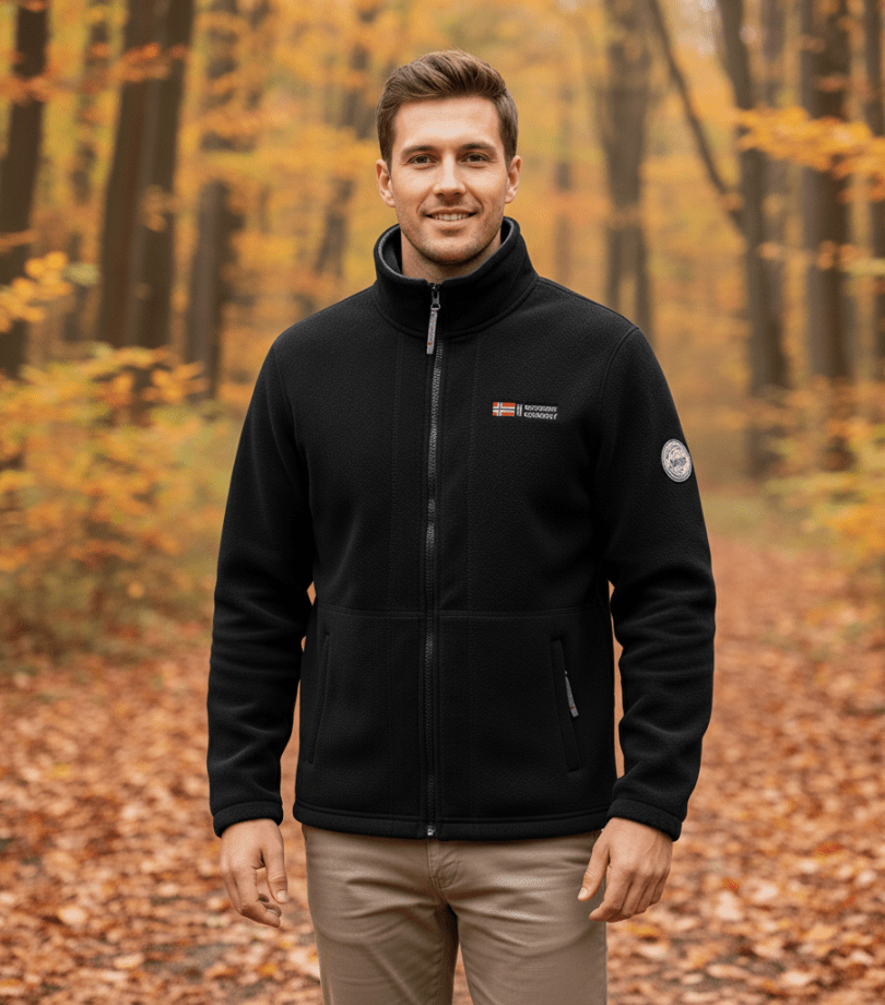 Lightweight Thermal Fleece Jacket – Breathable Mid-Layer for Outdoor Activities